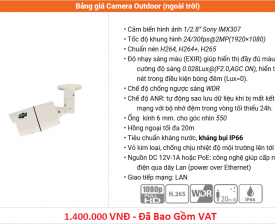 CAMERA FPT IQ ( ngoài trời )